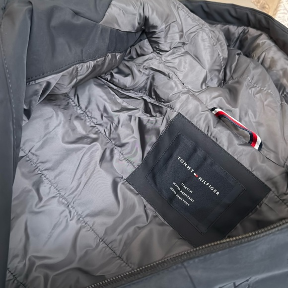 XL Flex Tech hooded rain jacket NAVY - Picture 1 of 2